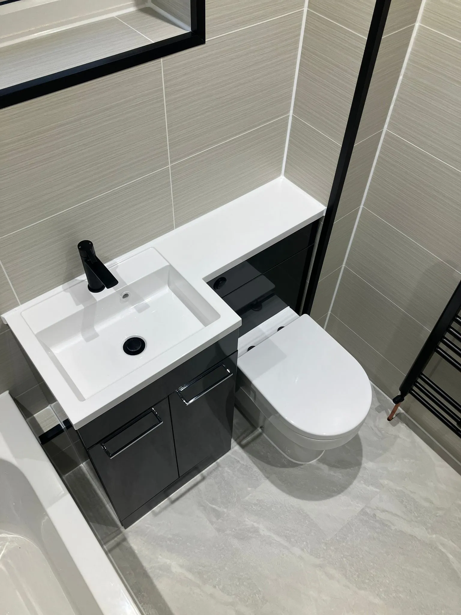 Family bathroom installation by DH1 Bathrooms in Durham — project 12
