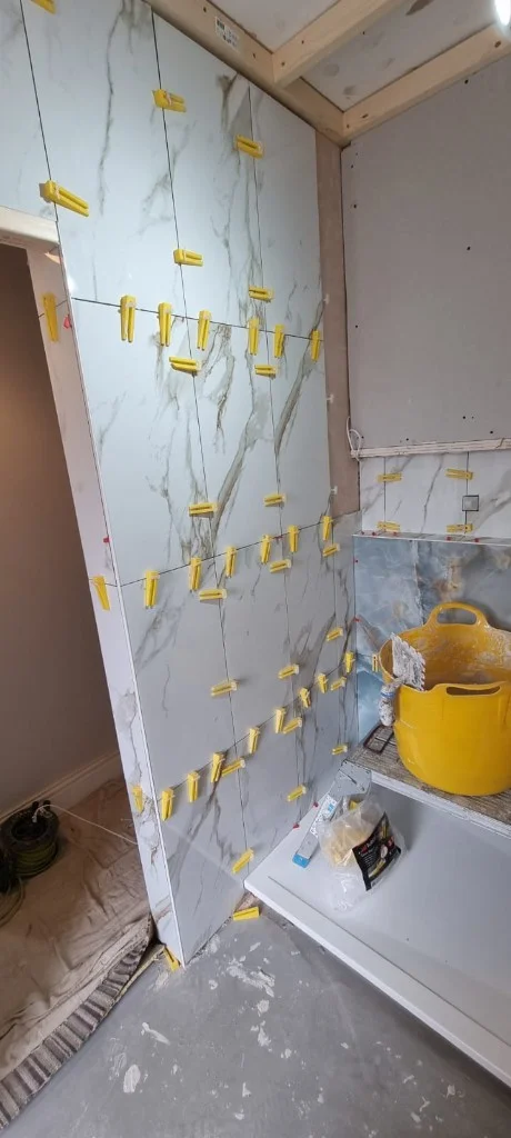 Bathroom renovation in progress in Blyth — work in progress photo 15